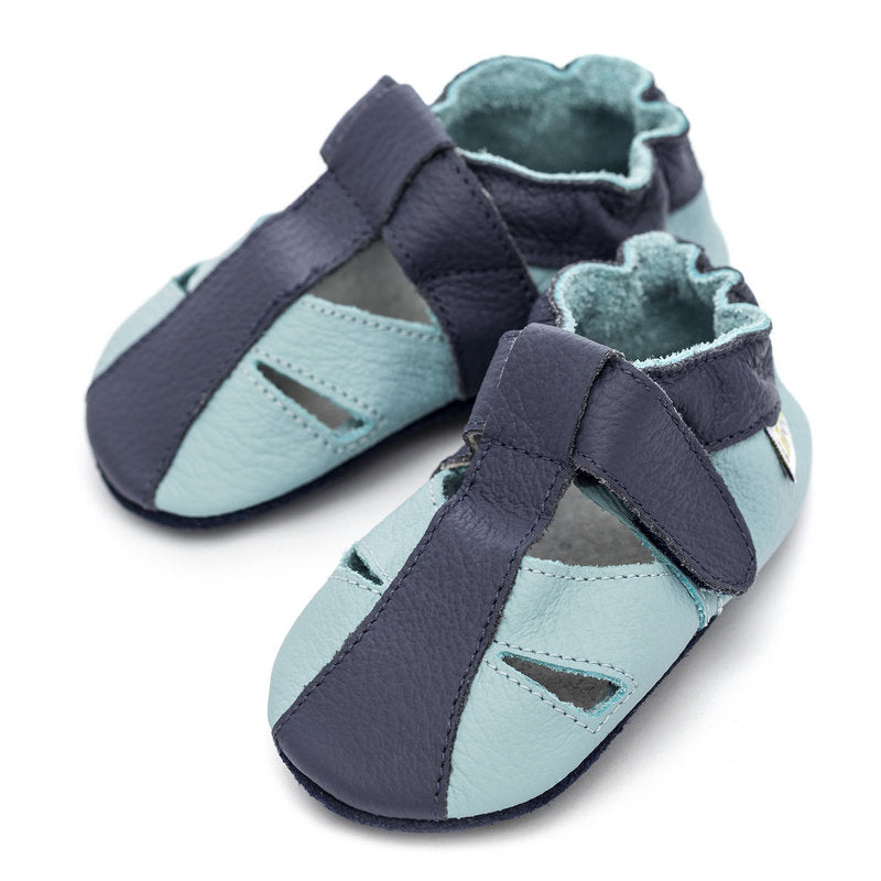 Liliputi Love Soft Sole Sandals - Sky-0