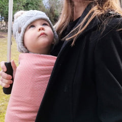 Liliputi Love Woven Wrap - Coral-Sand-1