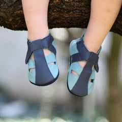 Liliputi Love Soft Sole Sandals - Sky-2