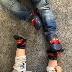 Liliputi Love Soft Sole Shoes - Blue Car-1