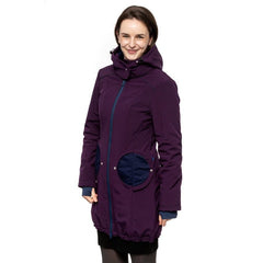 Liliputi Love 4in1 Babywearing & Maternity Coat - Blue Plum-1