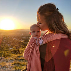 Liliputi Love Ring Sling - Coral-Sand-0