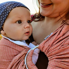 Liliputi Love Ring Sling - Coral-Sand-2