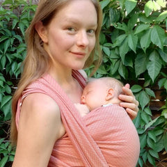 Liliputi Love Woven Wrap - Coral-Sand-2