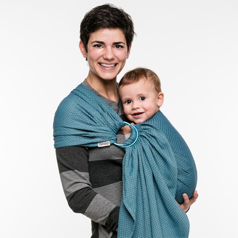 Liliputi Love Ring Sling - Ocean Breeze-0