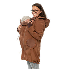 Liliputi Love 4in1 Babywearing & Maternity Coat - Caramel-0