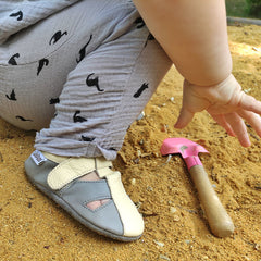 Liliputi Love Soft Sole Sandals - Atacama Grey-1