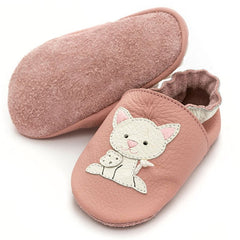 Liliputi Love Soft Sole Shoes - Pink Pussycat-0
