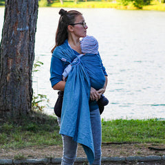 Liliputi Love Ring Sling - Ocean Breeze-3
