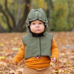 Liliputi Love Baby Hood & Neck Warmer - Forest Green-1