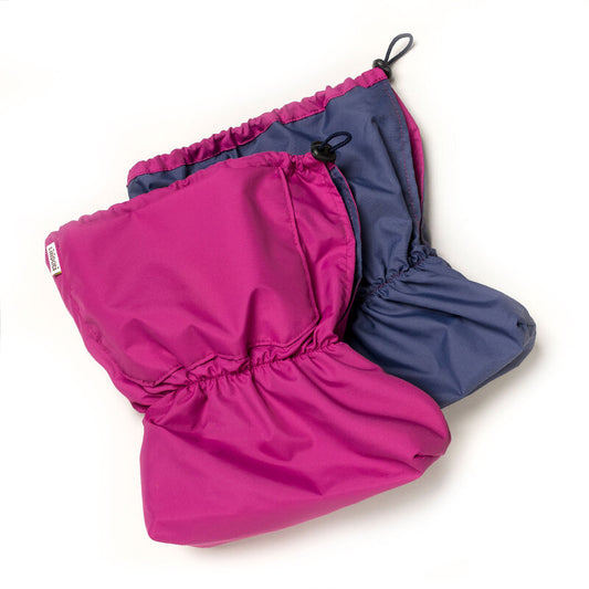 Liliputi Love Babywearing Shoe Covers - Purple Rain-0