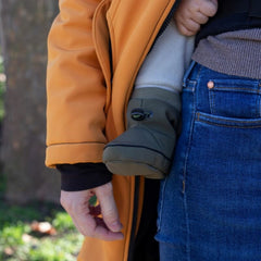 Liliputi Love Babywearing Booties - Forest Green-2