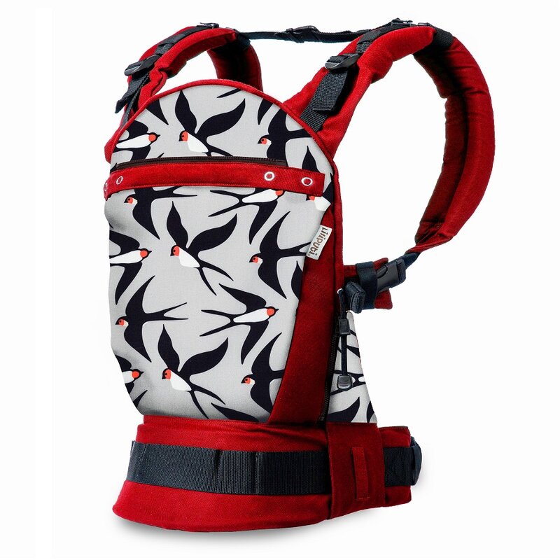 Liliputi Love Buckle Carrier - Welcome Swallow Rouge-0