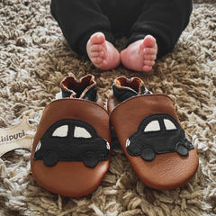 Liliputi Love Soft Paws Shoes - Black Car-2