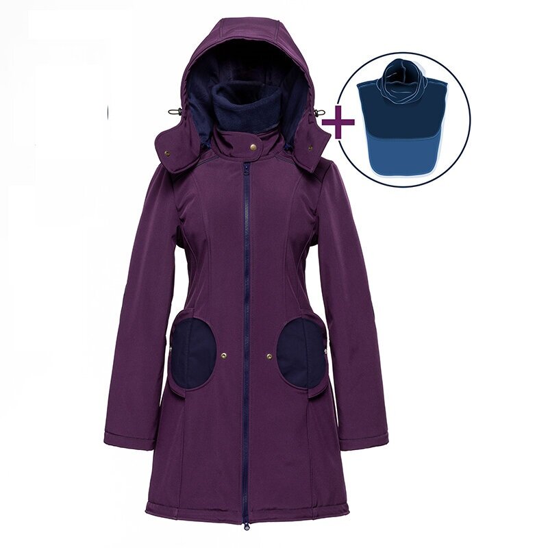 Liliputi Love 4in1 Babywearing & Maternity Coat - Blue Plum-0