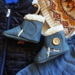 Liliputi Love Soft Sole Boots - Snow Clouds-2