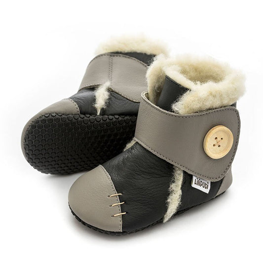 Liliputi Love Soft Paws Boots - Metal-0
