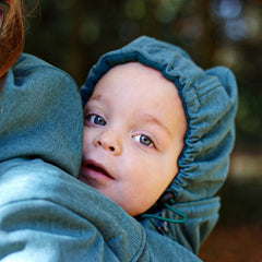 Liliputi Love Baby Hood & Neck Warmer - Mineral-1