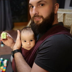 Liliputi Love Stretchy wrap - Burgundy-1