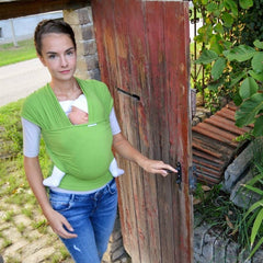 Liliputi Love Stretchy wrap - Apple Green-3