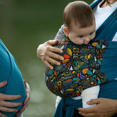 Liliputi Love Stretchy wrap - Folk Flower-2