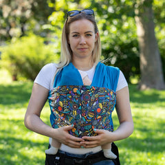 Liliputi Love Stretchy wrap - Folk Flower-3