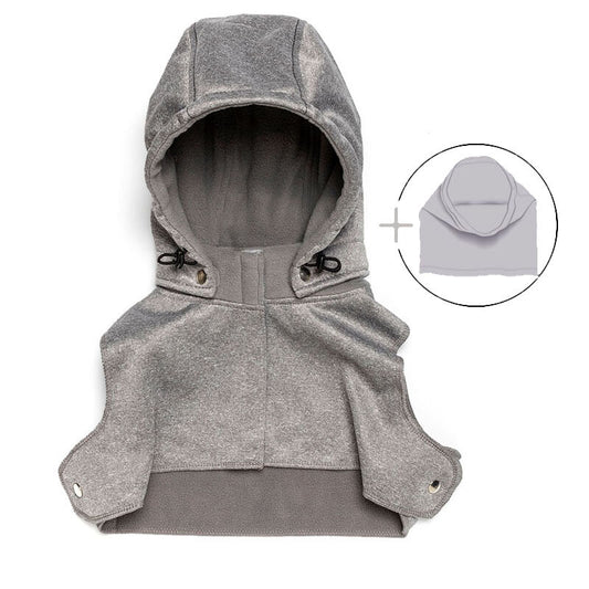 Liliputi Love Baby Hood & Neck Warmer - Shark-0