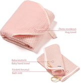 Liliputi Love Hug Baby Towel Set - Dusty Rose-0