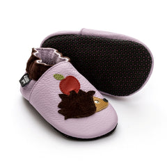 Liliputi Love Soft Paws Shoes - Lavender Hedgehog