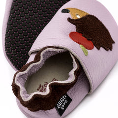 Liliputi Love Soft Paws Shoes - Lavender Hedgehog