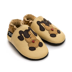 Liliputi Love Soft Paws Shoes - Beige Doggies