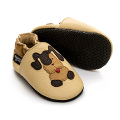 Liliputi Love Soft Paws Shoes - Beige Doggies