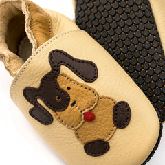 Liliputi Love Soft Paws Shoes - Beige Doggies