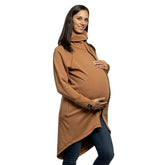 Liliputi Love Babywearing Fleece Zip Sweatshirt - Caramel