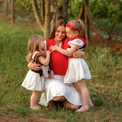 Liliputi Love Stretchy wrap - Red Carmin