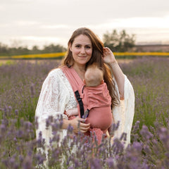 Liliputi Love Half Buckle Carrier - Coral-Sand