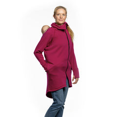 Liliputi Love Babywearing Fleece Zip Sweatshirt - Wild Berry