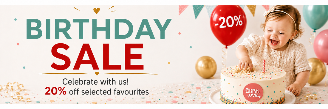 BIRTHDAY SALE Celebrate with us! 20% off: Buckle carriers, ring slings, pocket belts, barefoot shoes and sandals