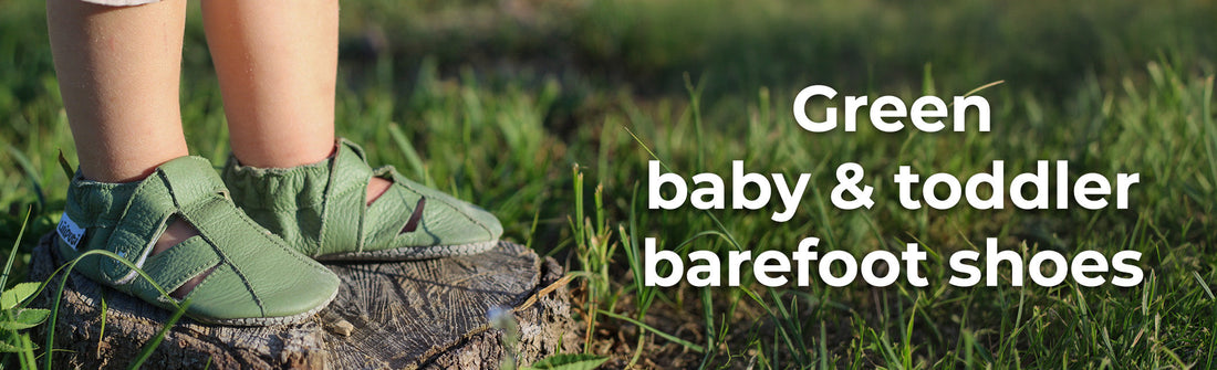 Green baby & toddler shoes