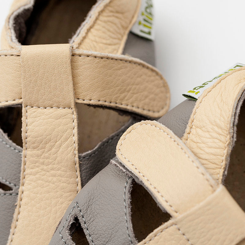 Liliputi Love Soft Sole Sandals - Atacama Grey-4
