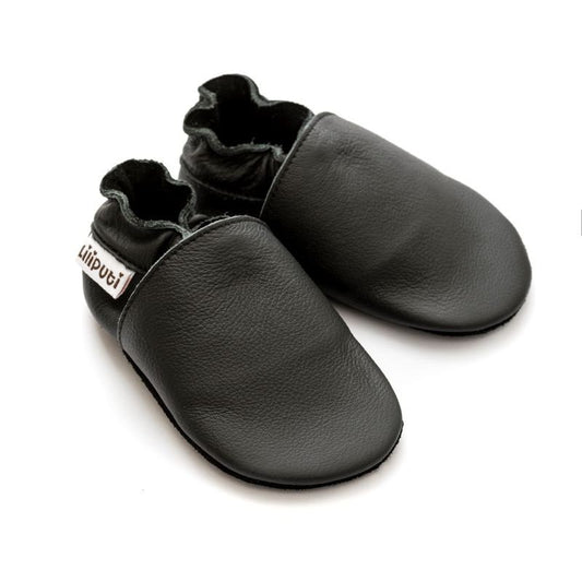 Liliputi Love Soft Sole Shoes - Black Panther-1