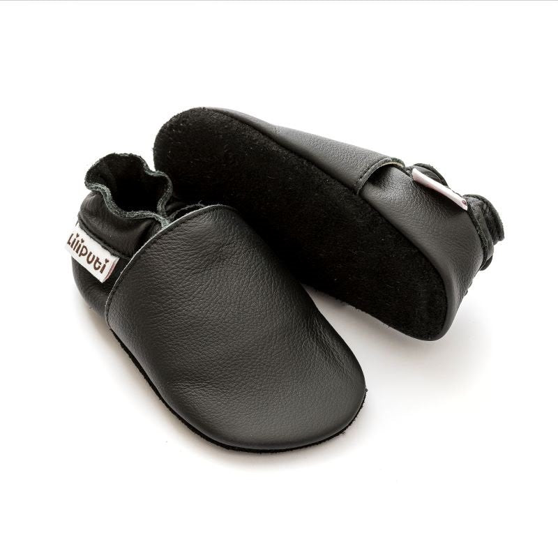 Liliputi Love Pantofi Cu Talpă Moale - Black Panther