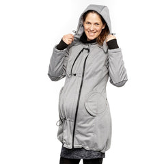 Liliputi Love 4in1 Babywearing & Maternity Coat - Shark-3