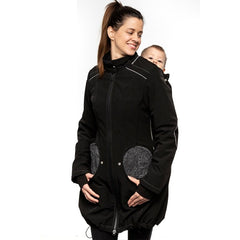 Liliputi Love 4in1 Babywearing & Maternity Coat - Midnight snow-7