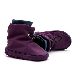 Liliputi Love Babywearing Booties - Blue Plum-1