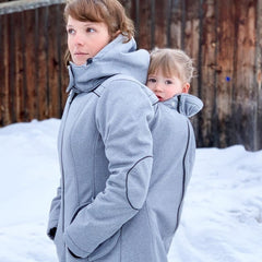 Liliputi Love 4in1 Babywearing & Maternity Coat - Shark-1