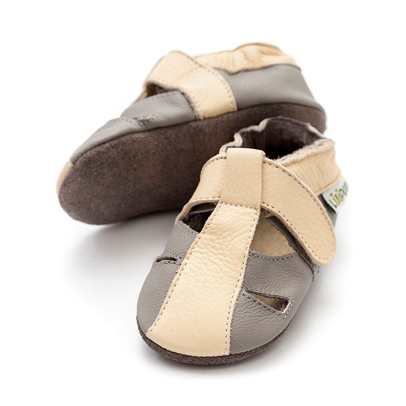 Liliputi Love Soft Sole Sandals - Atacama Grey-7