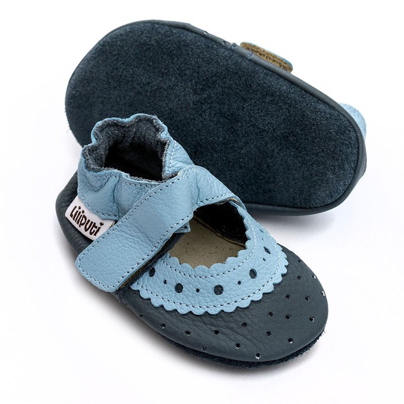 Liliputi Love Soft Sole Sandals - Dolphin-0