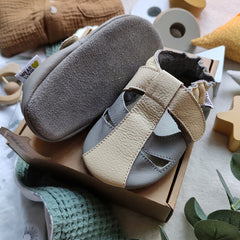 Liliputi Love Soft Sole Sandals - Atacama Grey-2