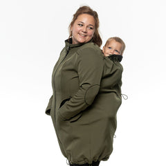 Liliputi Love 4in1 Babywearing & Maternity Coat - Forest Green-6